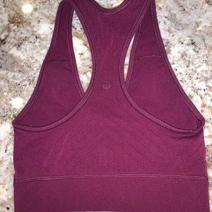 Lululemon Long Line Bra Size 4